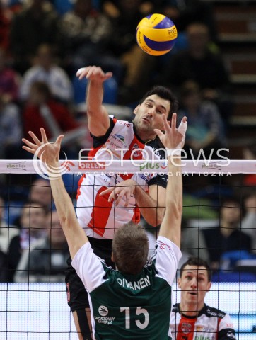  15.12.2013 RZESZOW <br />SIATKOWKA PLUS LIGA 2013/2014 MEN VOLLEYBALL POLAND POLISH PLUSLIGA LEAGUE SEASON 2013/2014 <br />MECZ ASSECO RESOVIA RZESZOW - INDYKPOL AZS OLSZTYN<br />N/Z GRZEGORZ KOSOK MATTI OIVANEN <br /> 