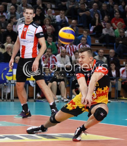  15.12.2013 RZESZOW <br />SIATKOWKA PLUS LIGA 2013/2014 MEN VOLLEYBALL POLAND POLISH PLUSLIGA LEAGUE SEASON 2013/2014 <br />MECZ ASSECO RESOVIA RZESZOW - INDYKPOL AZS OLSZTYN<br />N/Z KRZYSZTOF IGNACZAK DAWID KONARSKI <br /> 