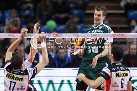  15.12.2013 RZESZOW <br />SIATKOWKA PLUS LIGA 2013/2014 MEN VOLLEYBALL POLAND POLISH PLUSLIGA LEAGUE SEASON 2013/2014 <br />MECZ ASSECO RESOVIA RZESZOW - INDYKPOL AZS OLSZTYN<br />N/Z MATTI OIVANEN NIKOLAY PENCHEV PENCZEV GRZEGORZ KOSOK <br /> 