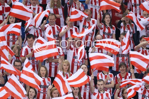  15.12.2013 RZESZOW <br />SIATKOWKA PLUS LIGA 2013/2014 MEN VOLLEYBALL POLAND POLISH PLUSLIGA LEAGUE SEASON 2013/2014 <br />MECZ ASSECO RESOVIA RZESZOW - INDYKPOL AZS OLSZTYN<br />N/Z KIBICE OPRAWA DOPING KIBIC FLAGA PASIAK PASIAKI FLAGI<br /> 