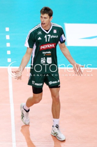  15.12.2013 RZESZOW <br />SIATKOWKA PLUS LIGA 2013/2014 MEN VOLLEYBALL POLAND POLISH PLUSLIGA LEAGUE SEASON 2013/2014 <br />MECZ ASSECO RESOVIA RZESZOW - INDYKPOL AZS OLSZTYN<br />N/Z BARTOSZ KRZYSIEK SYLWETKA RADOSC EMOCJE <br /> 