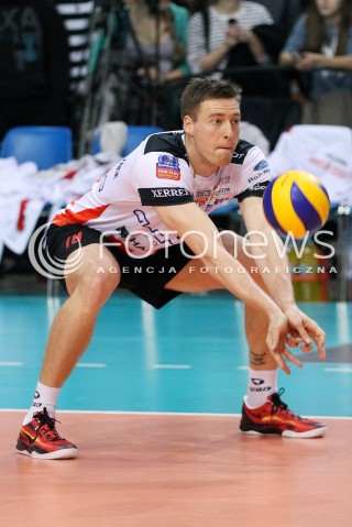  18.12.2013 RZESZOW POLAND <br />SIATKOWKA LIGA MISTRZOW MEN CEV VOLLEYBALL CHAMPIONS LEAGUE 2013 MATCH <br />ASSECO RESOVIA - PARIS VOLLEY <br />N/Z JOCHEN SCHOPS SYLWETKA <br /> 