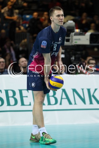  18.12.2013 RZESZOW POLAND <br />
SIATKOWKA LIGA MISTRZOW MEN CEV VOLLEYBALL CHAMPIONS LEAGUE 2013 MATCH <br />
ASSECO RESOVIA - PARIS VOLLEY <br />
N/Z ARDO KREEK SYLWETKA <br />
 
