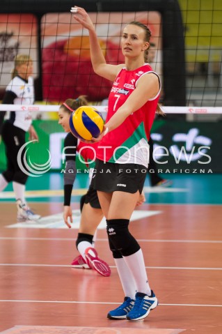  20.12.2013 LODZ SIATKOWKA ORLEN LIGA SEZON 2013/2014 VOLLEYBALL POLISH SEASON BEEF MASTER BUDOWLANI LODZ - PGNIG NAFTA PILA N/Z ANNA KUDAKOVA SYLWETKA   