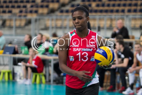  20.12.2013 LODZ SIATKOWKA ORLEN LIGA SEZON 2013/2014 VOLLEYBALL POLISH SEASON BEEF MASTER BUDOWLANI LODZ - PGNIG NAFTA PILA N/Z FAIMIE ROSE KINGSLEY  SYLWETKA   