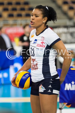  20.12.2013 LODZ SIATKOWKA ORLEN LIGA SEZON 2013/2014 VOLLEYBALL POLISH SEASON BEEF MASTER BUDOWLANI LODZ - PGNIG NAFTA PILA N/Z NORIS CABRERA  SYLWETKA   