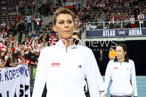  03.01.2014 LODZ ATLAS ARENA<br />SIATKOWKA KOBIET<br />KWALIFIKACJE DO MISTRZOSTW SWIATA 2014<br />2014 FIVB WORLD CHAMPIONSHIP - EUROPEAN QUALIFICATION WOMEN <br />MECZ POLSKA - SZWAJCARIA ( POLAND - SWITZERLAND )<br />N/Z KATARZYNA SKOWRONSKA - DOLATA<br /> 
