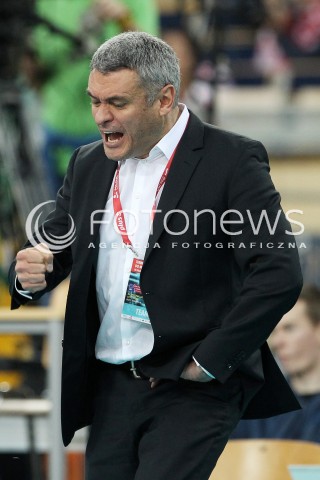  04.01.2014 LODZ ATLAS ARENA<br />SIATKOWKA KOBIET<br />KWALIFIKACJE DO MISTRZOSTW SWIATA 2014<br />2014 FIVB WORLD CHAMPIONSHIP - EUROPEAN QUALIFICATION WOMEN <br />MECZ BELGIA - SZWAJCARIA ( BELGIUM - SWITZERLAND )<br />N/Z GERT VANDE BROEK TRENER ( HEAD COACH ) ZLOSC RADOSC EMOCJE<br /> 