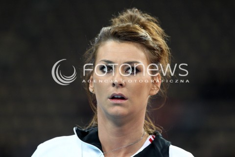  04.01.2014 LODZ ATLAS ARENA<br />SIATKOWKA KOBIET<br />KWALIFIKACJE DO MISTRZOSTW SWIATA 2014<br />2014 FIVB WORLD CHAMPIONSHIP - EUROPEAN QUALIFICATION WOMEN <br />MECZ POLSKA - HISZPANIA ( POLAND - SPAIN )<br />N/Z KATARZYNA SKOWRONSKA - DOLATA SYLWETKA<br /> 