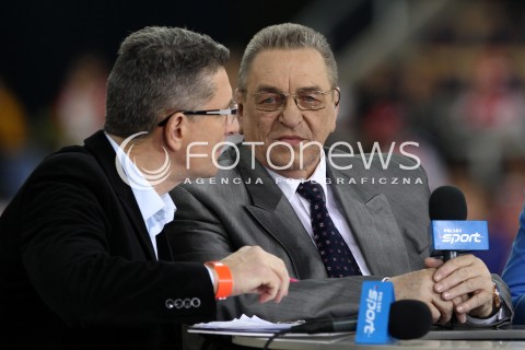  05.01.2014 LODZ ATLAS ARENA<br />SIATKOWKA KOBIET<br />KWALIFIKACJE DO MISTRZOSTW SWIATA 2014<br />2014 FIVB WORLD CHAMPIONSHIP - EUROPEAN QUALIFICATION WOMEN <br />MECZ POLSKA - BELGIA ( POLAND - BELGIUM )<br />N/Z ANDRZEJ NIEMCZYK IRENEUSZ MAZUR<br /> 