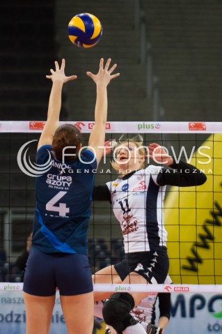  08.01.2014 LODZ SIATKOWKA ORLEN LIGA SEZON 2013/2014 VOLLEYBALL POLISH SEASON BEEF MASTER BUDOWLANI LODZ - KPS CHEMIK POLICE N/Z SYLWIA PYCIA   