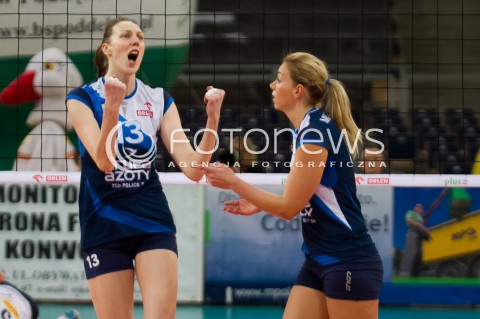  08.01.2014 LODZ SIATKOWKA ORLEN LIGA SEZON 2013/2014 VOLLEYBALL POLISH SEASON BEEF MASTER BUDOWLANI LODZ - KPS CHEMIK POLICE N/Z KATARZYNA MROZ RADOSC  