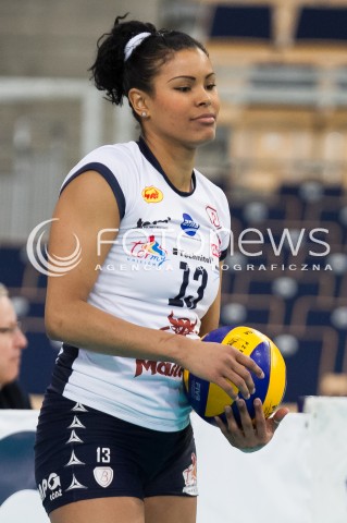  08.01.2014 LODZ SIATKOWKA ORLEN LIGA SEZON 2013/2014 VOLLEYBALL POLISH SEASON BEEF MASTER BUDOWLANI LODZ - KPS CHEMIK POLICE N/Z NORIS CABRERA SYLWETKA  