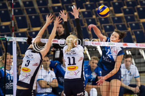  08.01.2014 LODZ SIATKOWKA ORLEN LIGA SEZON 2013/2014 VOLLEYBALL POLISH SEASON BEEF MASTER BUDOWLANI LODZ - KPS CHEMIK POLICE N/Z IZABELA KOWALINSKA  