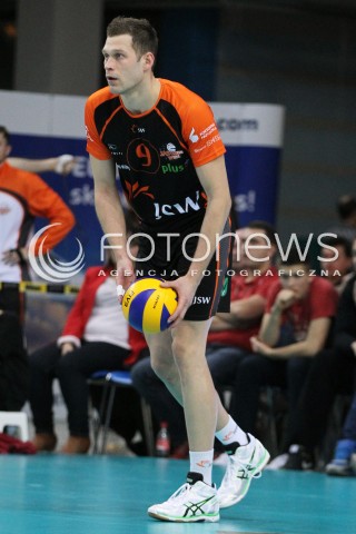  08.01.2014 RZESZOW <br />SIATKOWKA PLUS LIGA 2013/2014 MEN VOLLEYBALL POLAND POLISH PLUSLIGA LEAGUE SEASON 2013/2014 <br />MECZ ASSECO RESOVIA RZESZOW - JASTRZEBSKI WEGIEL <br />N/Z PATRYK CZARNOWSKI SYLWETKA <br /> 