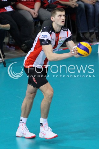  08.01.2014 RZESZOW <br />SIATKOWKA PLUS LIGA 2013/2014 MEN VOLLEYBALL POLAND POLISH PLUSLIGA LEAGUE SEASON 2013/2014 <br />MECZ ASSECO RESOVIA RZESZOW - JASTRZEBSKI WEGIEL <br />N/Z PIOTR NOWAKOWSKI SYLWETKA <br /> 