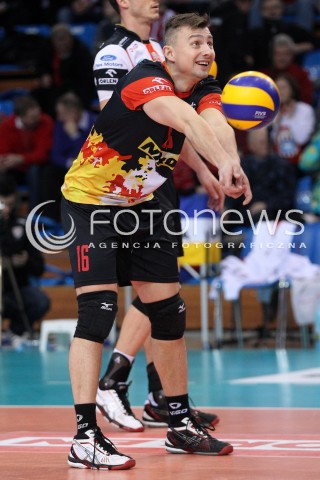  08.01.2014 RZESZOW <br />SIATKOWKA PLUS LIGA 2013/2014 MEN VOLLEYBALL POLAND POLISH PLUSLIGA LEAGUE SEASON 2013/2014 <br />MECZ ASSECO RESOVIA RZESZOW - JASTRZEBSKI WEGIEL <br />N/Z KRZYSZTOF IGNACZAK SYLWETKA <br /> 