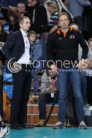  08.01.2014 RZESZOW <br />SIATKOWKA PLUS LIGA 2013/2014 MEN VOLLEYBALL POLAND POLISH PLUSLIGA LEAGUE SEASON 2013/2014 <br />MECZ ASSECO RESOVIA RZESZOW - JASTRZEBSKI WEGIEL <br />N/Z ANDRZEJ KOWAL TRENER ( HEAD COACH ) LORENZO BERNARDI TRENER ( HEAD COACH ) SYLWETKA <br /> 