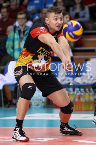  08.01.2014 RZESZOW <br />SIATKOWKA PLUS LIGA 2013/2014 MEN VOLLEYBALL POLAND POLISH PLUSLIGA LEAGUE SEASON 2013/2014 <br />MECZ ASSECO RESOVIA RZESZOW - JASTRZEBSKI WEGIEL <br />N/Z KRZYSZTOF IGNACZAK SYLWETKA <br /> 