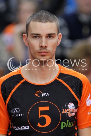  08.01.2014 RZESZOW <br />SIATKOWKA PLUS LIGA 2013/2014 MEN VOLLEYBALL POLAND POLISH PLUSLIGA LEAGUE SEASON 2013/2014 <br />MECZ ASSECO RESOVIA RZESZOW - JASTRZEBSKI WEGIEL <br />N/Z ALEN PAJENK GLOWKA PORTRET SYLWETKA<br /> 