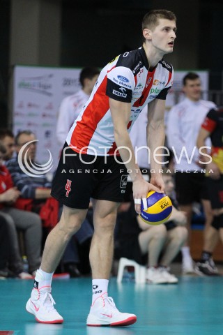  08.01.2014 RZESZOW <br />SIATKOWKA PLUS LIGA 2013/2014 MEN VOLLEYBALL POLAND POLISH PLUSLIGA LEAGUE SEASON 2013/2014 <br />MECZ ASSECO RESOVIA RZESZOW - JASTRZEBSKI WEGIEL <br />N/Z PIOTR NOWAKOWSKI SYLWETKA <br /> 