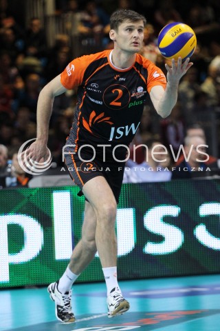  08.01.2014 RZESZOW <br />SIATKOWKA PLUS LIGA 2013/2014 MEN VOLLEYBALL POLAND POLISH PLUSLIGA LEAGUE SEASON 2013/2014 <br />MECZ ASSECO RESOVIA RZESZOW - JASTRZEBSKI WEGIEL <br />N/Z KRZYSZTOF GIERCZYNSKI SYLWETKA <br /> 