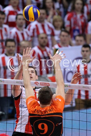  08.01.2014 RZESZOW <br />SIATKOWKA PLUS LIGA 2013/2014 MEN VOLLEYBALL POLAND POLISH PLUSLIGA LEAGUE SEASON 2013/2014 <br />MECZ ASSECO RESOVIA RZESZOW - JASTRZEBSKI WEGIEL <br />N/Z DAWID KONARSKI PATRYK CZARNOWSKI <br /> 