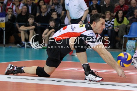  08.01.2014 RZESZOW <br />SIATKOWKA PLUS LIGA 2013/2014 MEN VOLLEYBALL POLAND POLISH PLUSLIGA LEAGUE SEASON 2013/2014 <br />MECZ ASSECO RESOVIA RZESZOW - JASTRZEBSKI WEGIEL <br />N/Z OLIEG ACHREM <br /> 