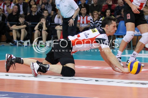  08.01.2014 RZESZOW <br />SIATKOWKA PLUS LIGA 2013/2014 MEN VOLLEYBALL POLAND POLISH PLUSLIGA LEAGUE SEASON 2013/2014 <br />MECZ ASSECO RESOVIA RZESZOW - JASTRZEBSKI WEGIEL <br />N/Z OLIEG ACHREM <br /> 