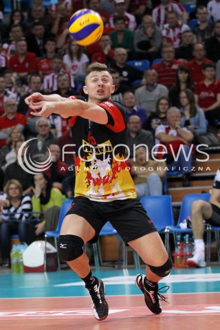  08.01.2014 RZESZOW <br />SIATKOWKA PLUS LIGA 2013/2014 MEN VOLLEYBALL POLAND POLISH PLUSLIGA LEAGUE SEASON 2013/2014 <br />MECZ ASSECO RESOVIA RZESZOW - JASTRZEBSKI WEGIEL <br />N/Z KRZYSZTOF IGNACZAK SYLWETKA <br /> 