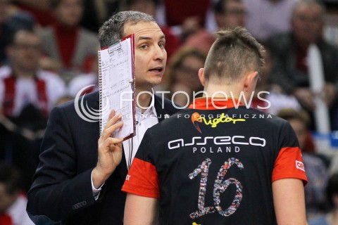  08.01.2014 RZESZOW <br />SIATKOWKA PLUS LIGA 2013/2014 MEN VOLLEYBALL POLAND POLISH PLUSLIGA LEAGUE SEASON 2013/2014 <br />MECZ ASSECO RESOVIA RZESZOW - JASTRZEBSKI WEGIEL <br />N/Z ANDRZEJ KOWAL TRENER ( HEAD COACH ) <br /> 