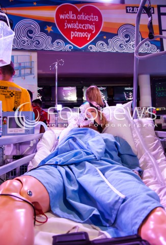 12.01.2014 WARSZAWA 22. FINAL WIELKIEJ ORKIESTRY SWIATECZNEJ POMOCY N/Z SPRZET MEDYCZNY  