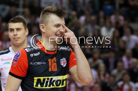  14.01.2014 RZESZOW POLAND <br />SIATKOWKA LIGA MISTRZOW MEN CEV VOLLEYBALL CHAMPIONS LEAGUE 2013/2014 MATCH<br />ASSECO RESOVIA -  KNACK ROESELARE <br />N/Z KRZYSZTOF IGNACZAK <br /> 