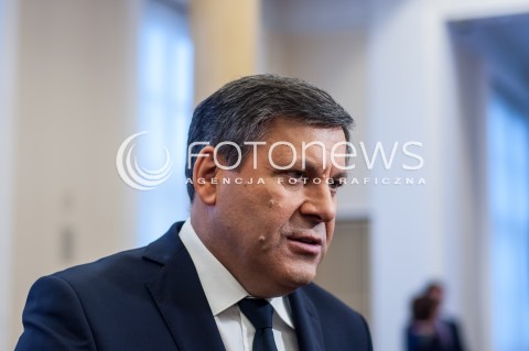  15.01.2014 WARSZAWA KONFERENCJA PRASOWA MINISTRA OBRONY NARODOWEJ TOMASZA SIEMONIAKA N/Z JANUSZ PIECHOCINSKI  