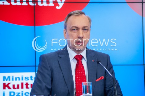 Konferencja prasowa Ministra Kultury