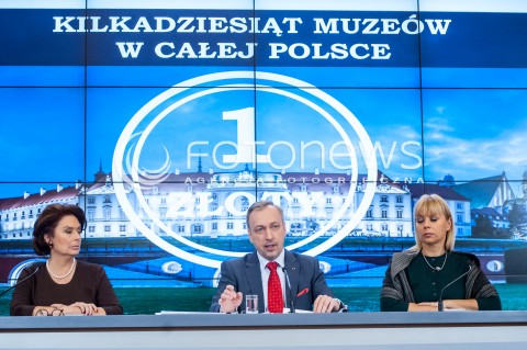  16.01.2014 WARSZAWA KONFERENCJA PRASOWA MINISTRA KULTURY I DZIEDZICTWA NARODOWEGO BOGDANA ZDROJEWSKIEGO N/Z BOGDAN ZDROJEWSKI MALGORZATA KIDAWA BLONSKA ELZBIETA BIENKOWSKA   
