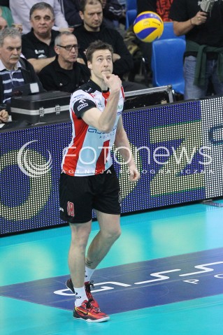  18.01.2014 RZESZOW <br />SIATKOWKA PLUS LIGA 2013/2014 MEN VOLLEYBALL POLAND POLISH PLUSLIGA LEAGUE SEASON 2013/2014 <br />MECZ ASSECO RESOVIA RZESZOW - PGE SKRA BELCHATOW <br />N/Z JOCHEN SCHOPS SYLWETKA <br /> 