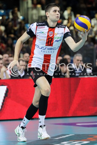  18.01.2014 RZESZOW <br />SIATKOWKA PLUS LIGA 2013/2014 MEN VOLLEYBALL POLAND POLISH PLUSLIGA LEAGUE SEASON 2013/2014 <br />MECZ ASSECO RESOVIA RZESZOW - PGE SKRA BELCHATOW <br />N/Z NIKOLAY PENCHEV PENCZEV SYLWETKA <br /> 