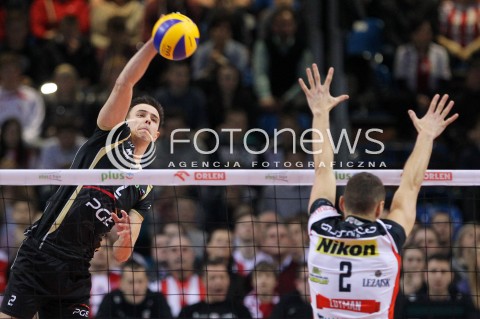  18.01.2014 RZESZOW <br />SIATKOWKA PLUS LIGA 2013/2014 MEN VOLLEYBALL POLAND POLISH PLUSLIGA LEAGUE SEASON 2013/2014 <br />MECZ ASSECO RESOVIA RZESZOW - PGE SKRA BELCHATOW <br />N/Z MARIUSZ WLAZLY PAUL LOTMAN <br /> 
