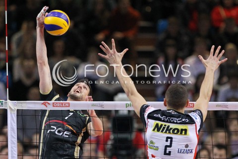  18.01.2014 RZESZOW <br />SIATKOWKA PLUS LIGA 2013/2014 MEN VOLLEYBALL POLAND POLISH PLUSLIGA LEAGUE SEASON 2013/2014 <br />MECZ ASSECO RESOVIA RZESZOW - PGE SKRA BELCHATOW <br />N/Z FACUNDO CONTE PAUL LOTMAN <br /> 