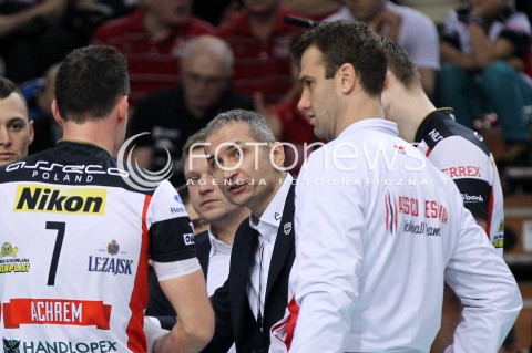 18.01.2014 RZESZOW <br />SIATKOWKA PLUS LIGA 2013/2014 MEN VOLLEYBALL POLAND POLISH PLUSLIGA LEAGUE SEASON 2013/2014 <br />MECZ ASSECO RESOVIA RZESZOW - PGE SKRA BELCHATOW <br />N/Z ANDRZEJ KOWAL ( TRENER ) <br /> 