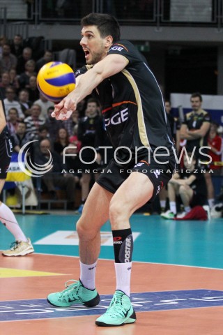  18.01.2014 RZESZOW <br />SIATKOWKA PLUS LIGA 2013/2014 MEN VOLLEYBALL POLAND POLISH PLUSLIGA LEAGUE SEASON 2013/2014 <br />MECZ ASSECO RESOVIA RZESZOW - PGE SKRA BELCHATOW <br />N/Z FACUNDO CONTE SYLWETKA <br /> 