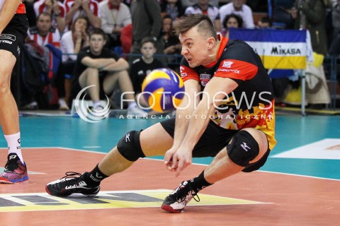  18.01.2014 RZESZOW <br />SIATKOWKA PLUS LIGA 2013/2014 MEN VOLLEYBALL POLAND POLISH PLUSLIGA LEAGUE SEASON 2013/2014 <br />MECZ ASSECO RESOVIA RZESZOW - PGE SKRA BELCHATOW <br />N/Z KRZYSZTOF IGNACZAK SYLWETKA <br /> 