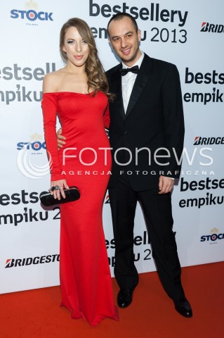  28.01.2014 WARSZAWA <br />BESTSELLERY EMPIKU 2013<br />N/Z EWA CHODAKOWSKA LEFTERIS KAVOUKIS<br /> 
