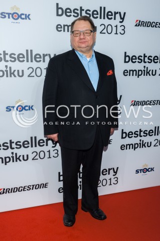  28.01.2014 WARSZAWA <br />BESTSELLERY EMPIKU 2013<br />N/Z RYSZARD KALISZ<br /> 