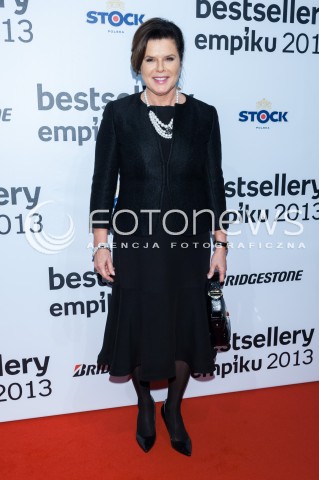  28.01.2014 WARSZAWA <br />BESTSELLERY EMPIKU 2013<br />N/Z ALICJA RESICH-MODLINSKA<br /> 