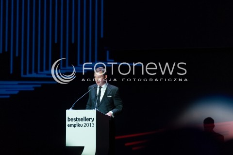  28.01.2014 WARSZAWA <br />BESTSELLERY EMPIKU 2013<br />N/Z OLAF SZYMANOWSKI<br /> 