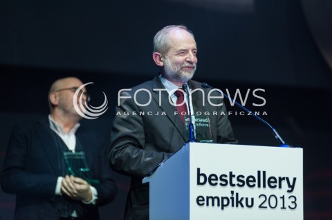  28.01.2014 WARSZAWA <br />BESTSELLERY EMPIKU 2013<br />N/Z JULIUSZ BRAUN PREZES TVP<br /> 