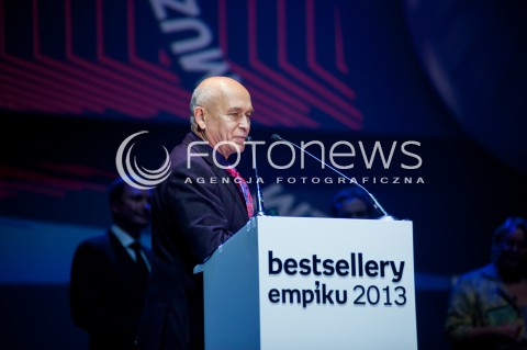  28.01.2014 WARSZAWA <br />BESTSELLERY EMPIKU 2013<br />N/Z ANDRZEJ PAGOWSKI<br /> 