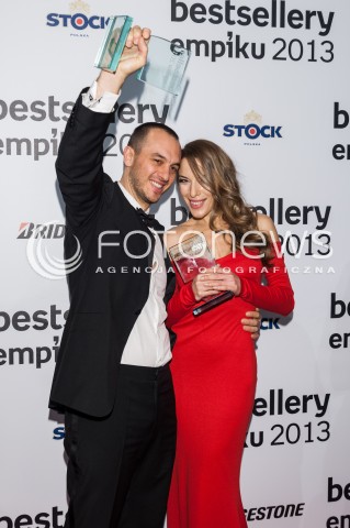  28.01.2014 WARSZAWA <br />BESTSELLERY EMPIKU 2013<br />N/Z  EWA CHODAKOWSKA LEFTERIS KAVOUKIS<br /> 